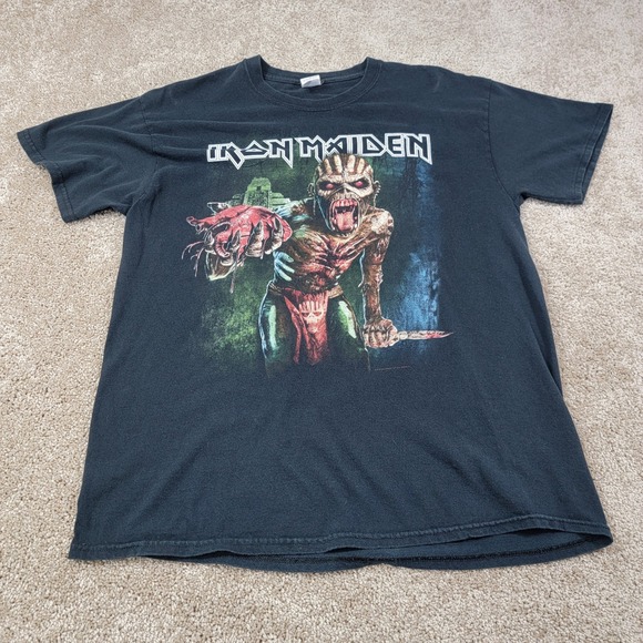 Iron Maiden‎ The Book of Souls World Tour 2016 Graphic T-Shirt Large - Picture 1 of 4